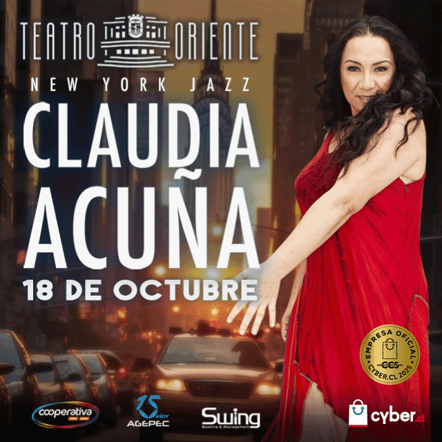 Claudia Acuña en Teatro Oriente