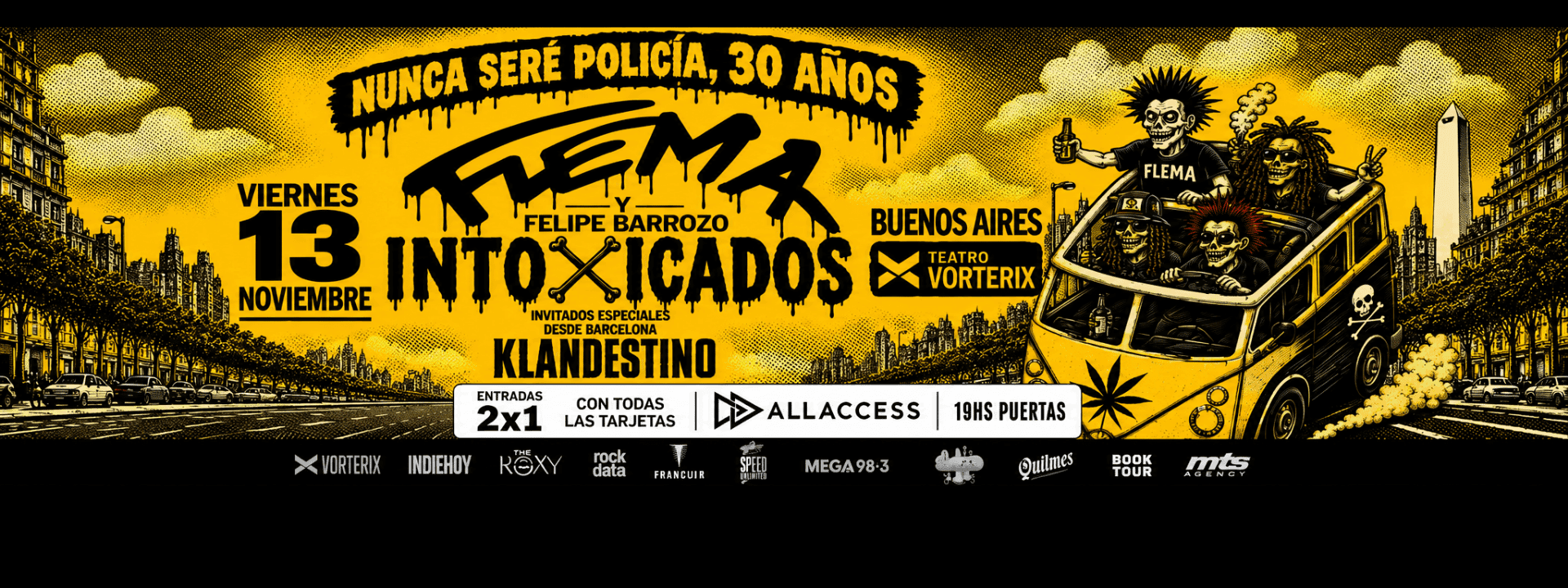 FLEMA - NUNCA SERÉ POLICÍA - 30 AÑOS