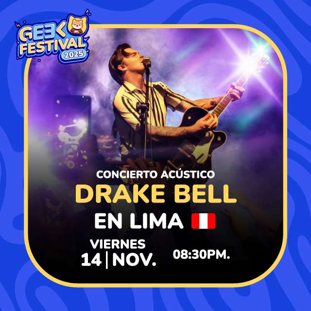 Drake Bell Concierto Acústico 14/11/25