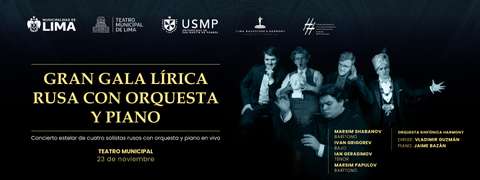 Gran Gala Lírica Rusa con Orquesta y Piano