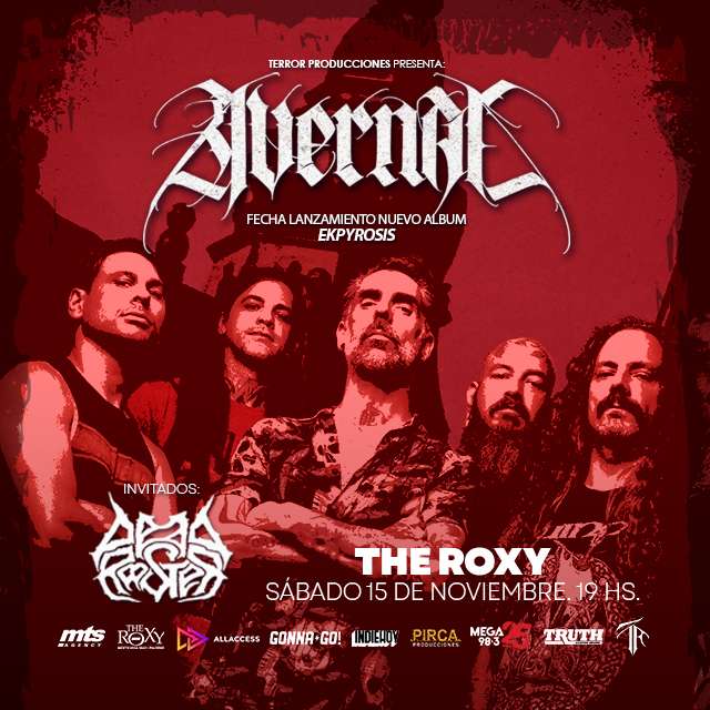 AVERNAL VUELVE A THE ROXY LIVE! - 15 de Noviembre