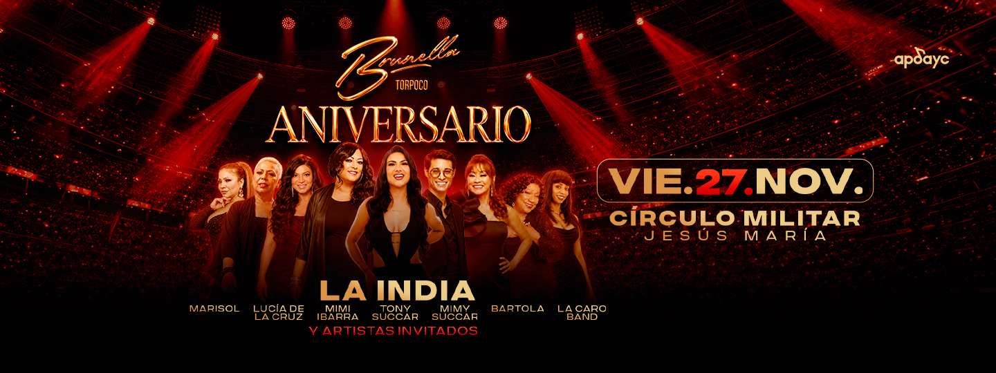 Banner Aniversario Brunella Torpoco