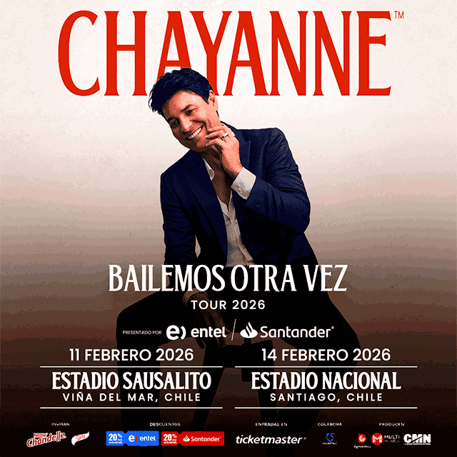 Chayanne - Bailemos Otra Vez en Concepción, Santiago y Viña del Mar