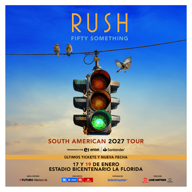 RUSH - Fifty Something en Estadio Bicentenario La Florida
