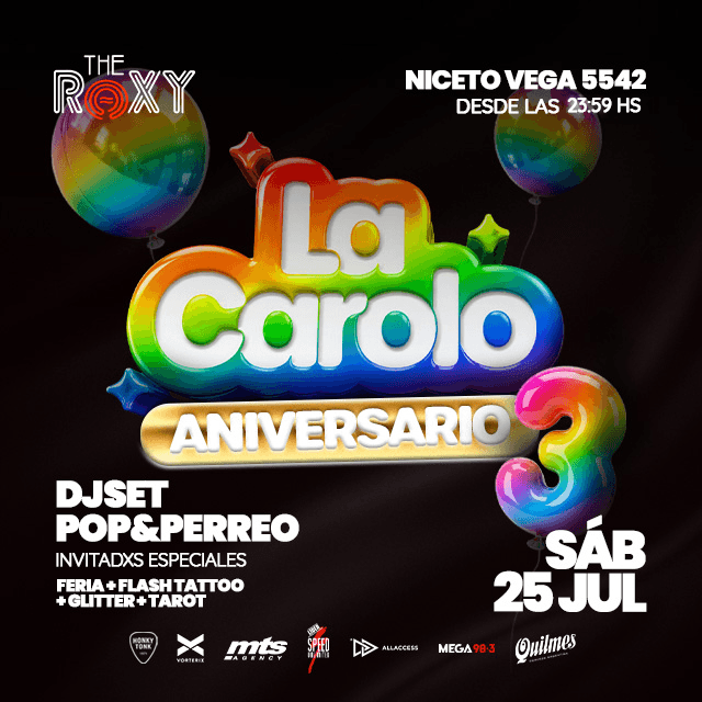 FIESTA LA CAROLO - Sábado 25 de Julio 2026