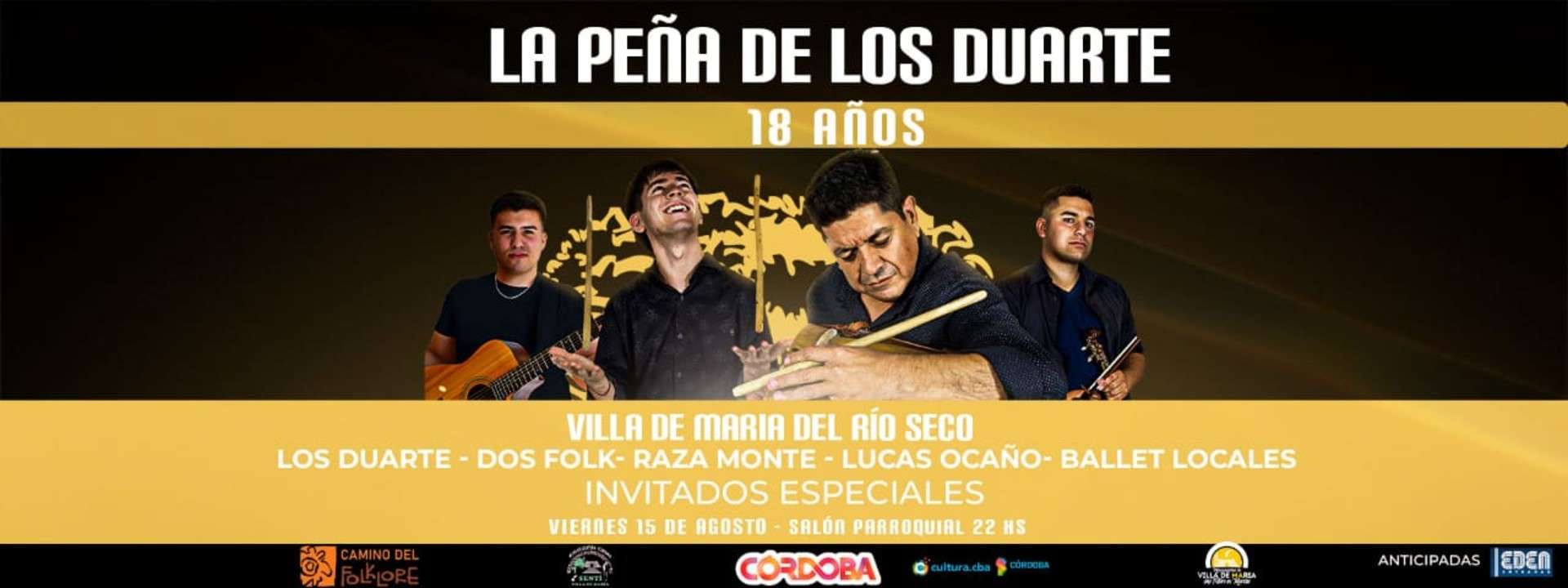 2025-08-15 La Peña de los Duarte - Salon Parroquial Rio Seco