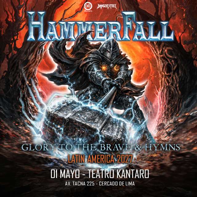 Hammerfall - Glory To The Brave & Hymns en Teatro Kantaro