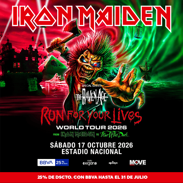 Iron Maiden en Estadio Nacional -Lima - Peru