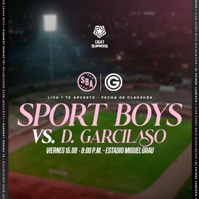 SBA vs Deportivo Garcilaso - F6 Liga 1 Torneo Clausura
