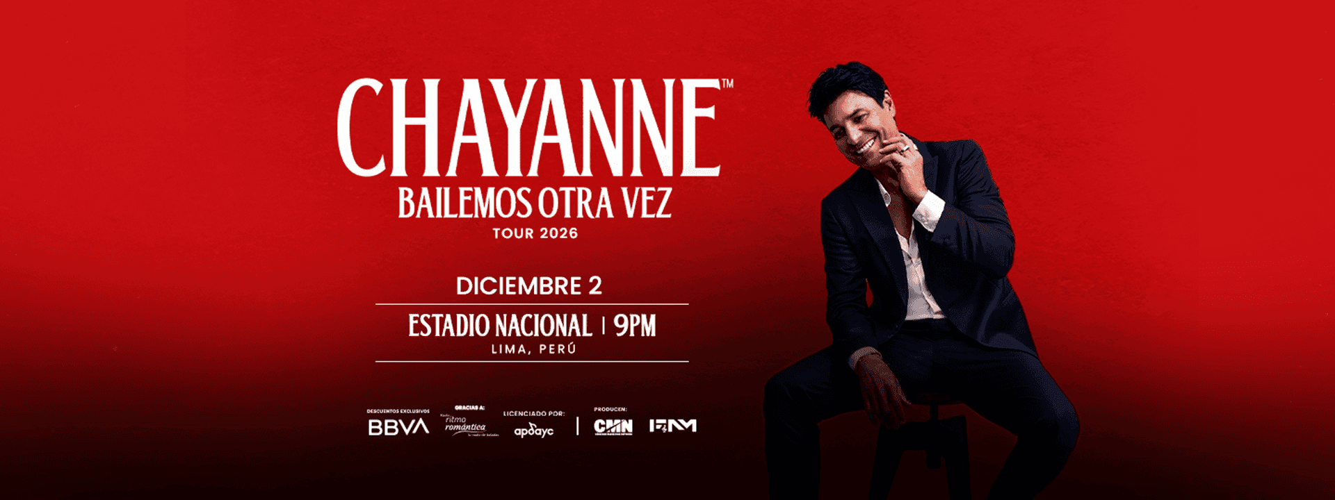 Chayanne - Bailemos Otra Vez Tour 2026