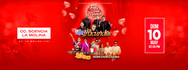 "Los Iracundos", "Los Hermanos Castro" y "Los "Pakines"