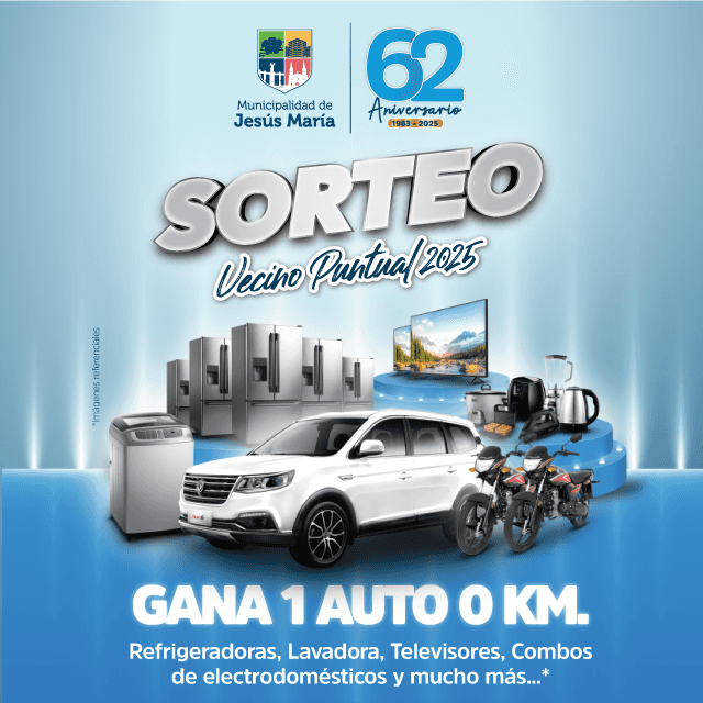 Feliz 62 Aniversario Municipalidad de Jesús María