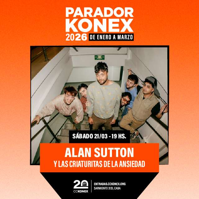 Alan Sutton y las Criaturitas de la Ansiedad en Patio