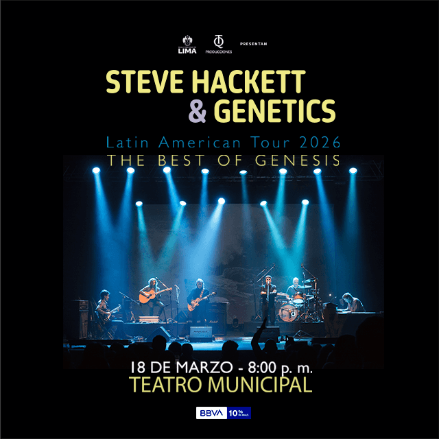 Steve Hackett - Genetics en Teatro Municipal de Lima