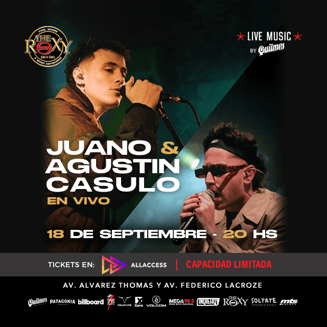 JUANO & AGUSTIN CASULO EN VIVO en The Roxy Bar & Grill