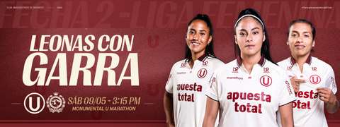 F6- Universitario vs Defensores Ilucan - Torneo Apertura 2026 Femenino