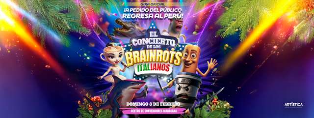 El Concierto Oficial de Los Brainrots Italianos - World Tour 2026
