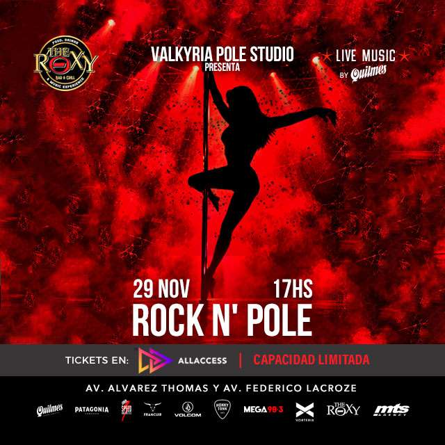 Flyer de VALKYRIA STUDIO PRESENTA "ROCK N' POLE"