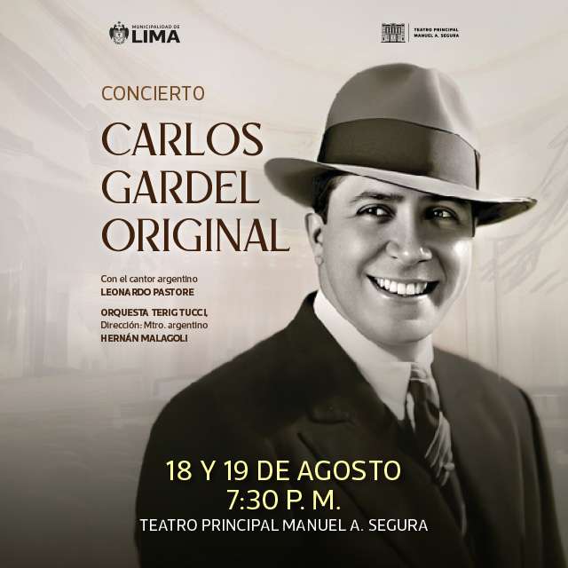 Homenaje a Gardel - Leonardo Pastore Y Hernán Malagoli - Martes 18 y Miércoles 19 de Agosto - 7:30pm