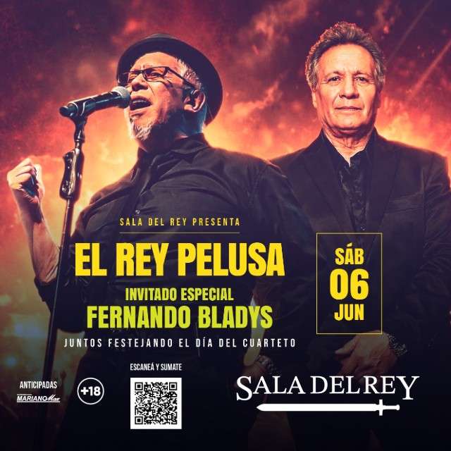 El Rey Pelusa - Sábado 6 de Junio 23:30Hs
