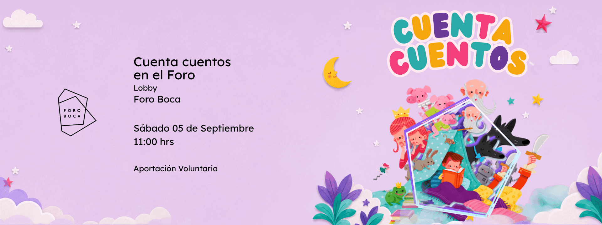 Cuenta Cuentos en el Foro