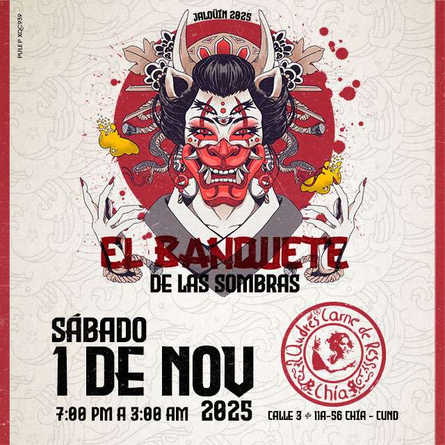Jalogüin ACR El Banquete de las Sombras - Carneval Arteatro | 01 de Noviembre de 2025