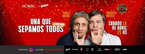 PABLO NOVAK - ROBERTO ANTIER - UNA QUE SEPAMOS TODOS