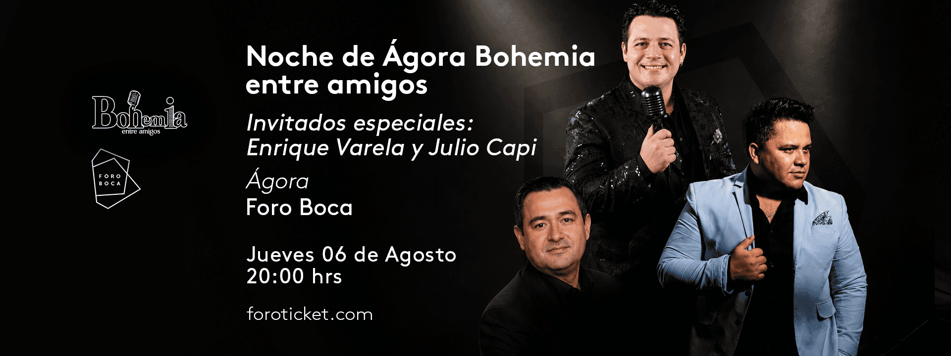 Bohemia entre amigos | Noche de Ágora
