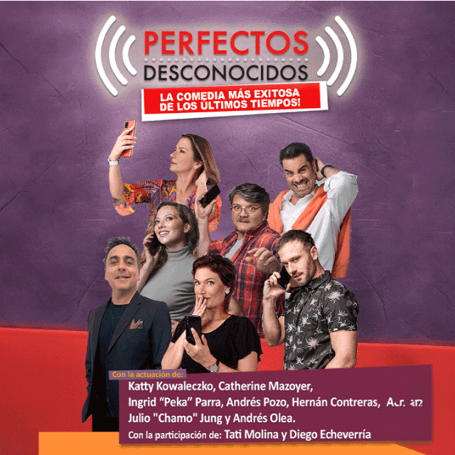 Perfectos Desconocidos en Teatro Mori Vitacura