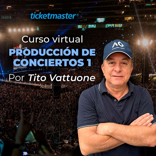 Curso Virtual: Producción de Conciertos I por Tito Vattuone en Streaming