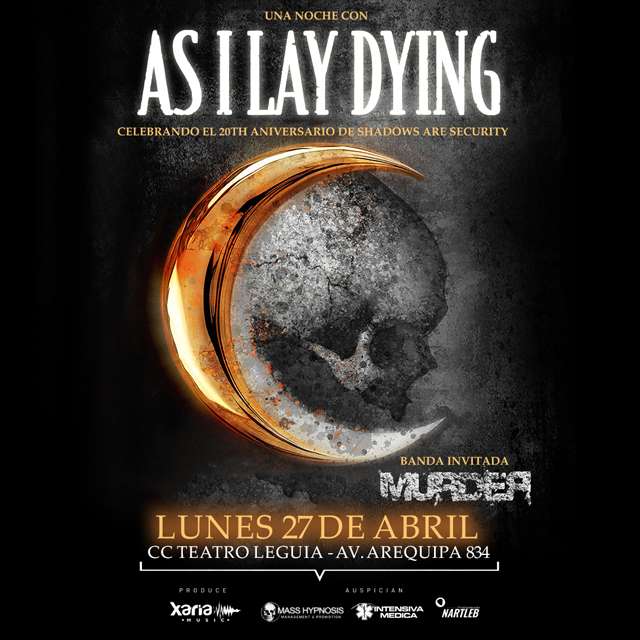 As I Lay Dying en Teatro Leguia