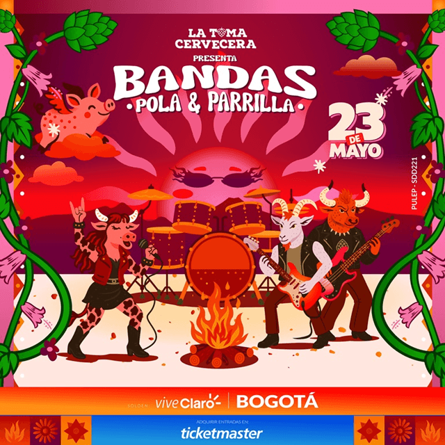 Bandas Pola y Parrilla en Vive Claro Distrito Cultural