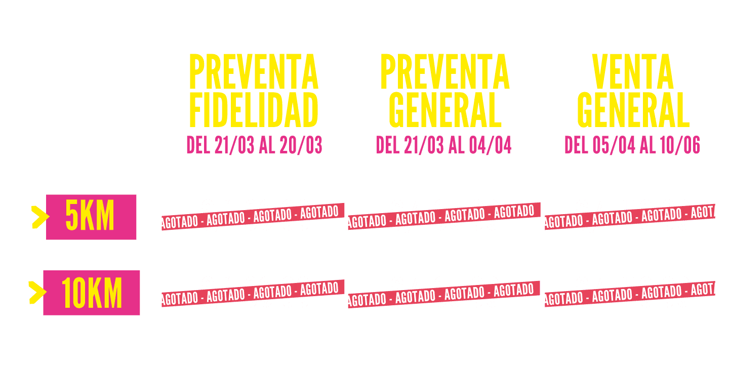 TABLA DE PRECIOS