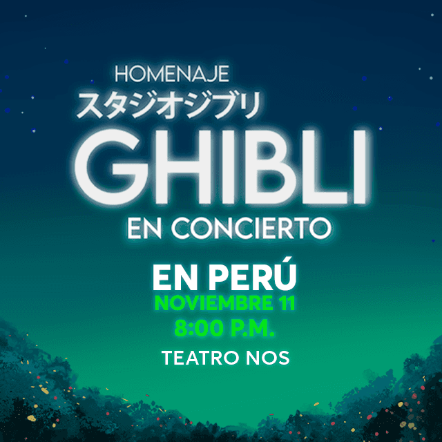 Ghibli en Concierto en Perú en Teatro Nos