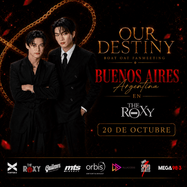 BOAT OAT OUR DESTINY - 20 de Octubre 2026