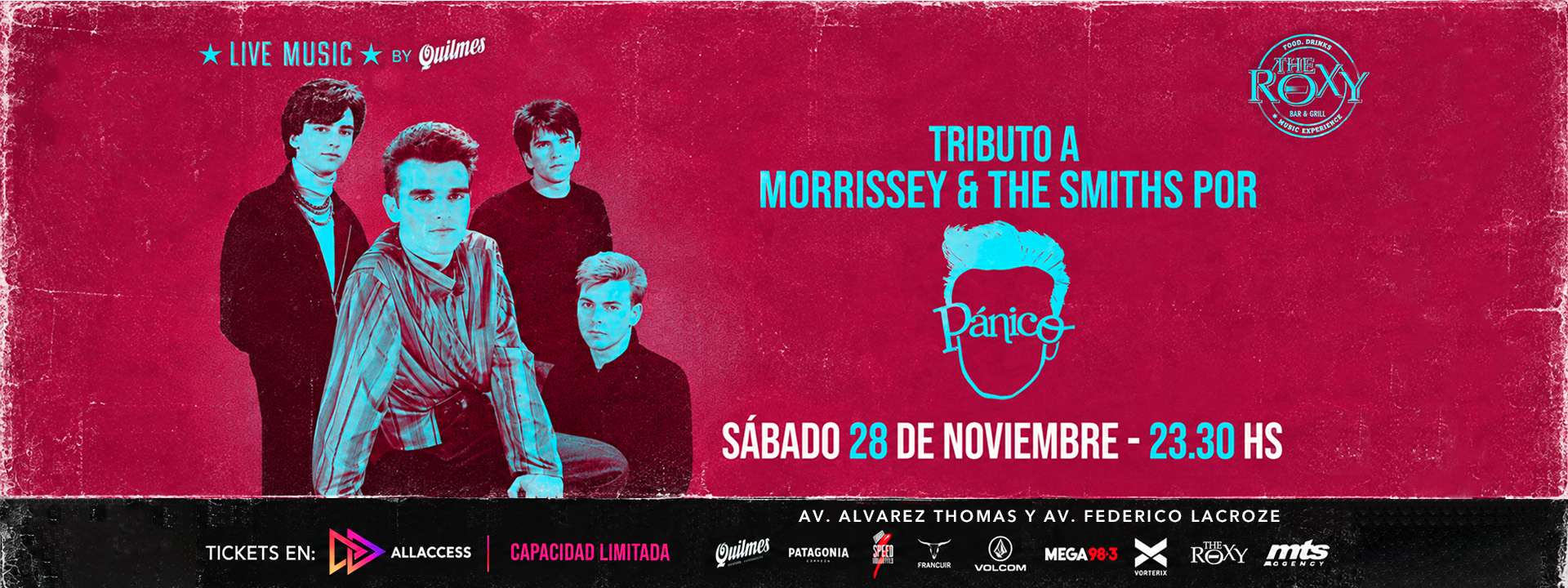 TRIBUTO A MORRISSEY & THE SMITHS por PANICO