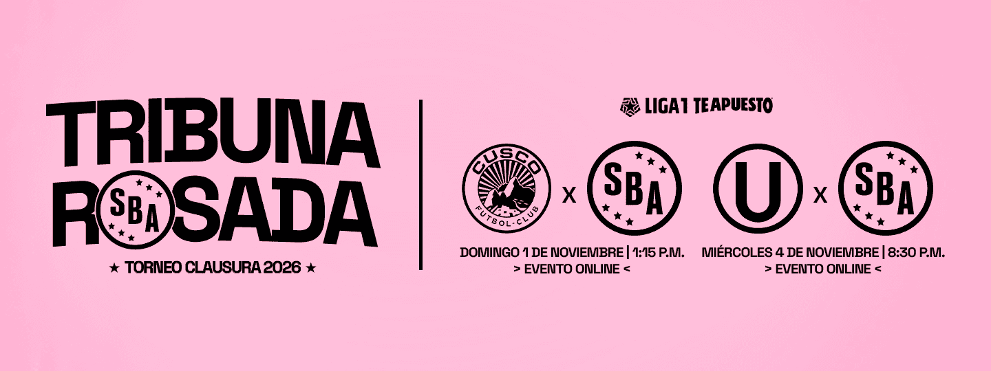 Tribuna Rosada Cusco - Lima  Liga 1 - Clausura