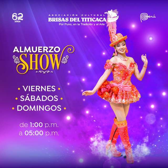 Almuerzo Show en Brisas del Titicaca 2026