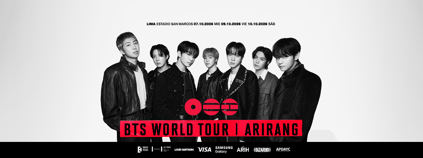 Banner BTS WORLD TOUR 'ARIRANG'