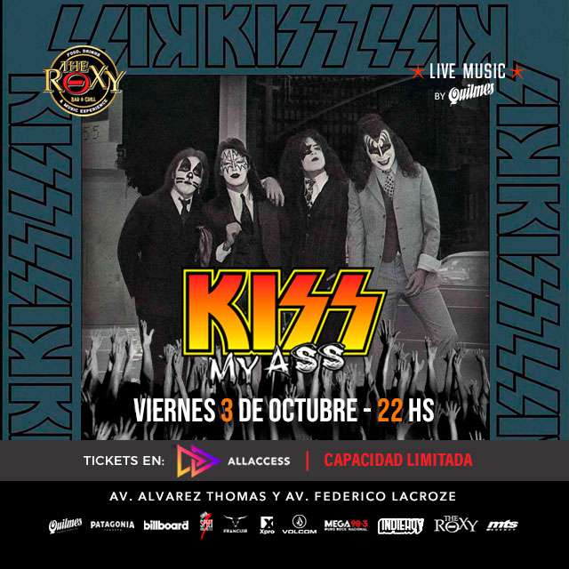KISS MY ASS - DRESSED TO HITS en The Roxy Bar & Grill