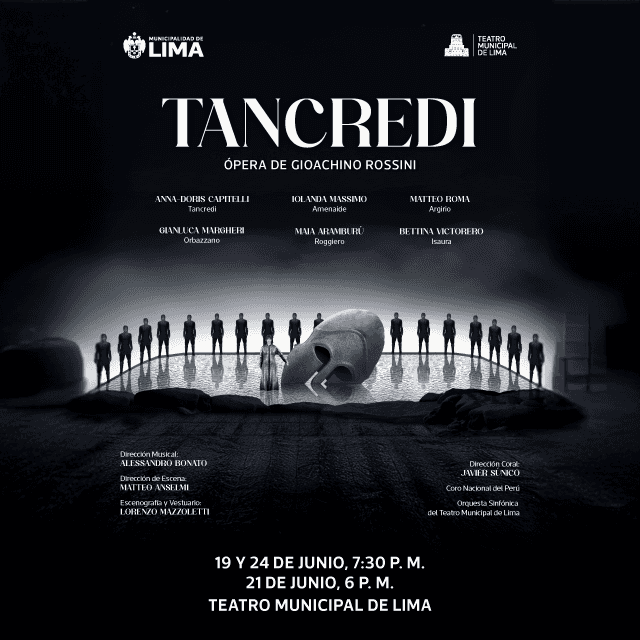 Ópera Tancredi en Teatro Municipal de Lima