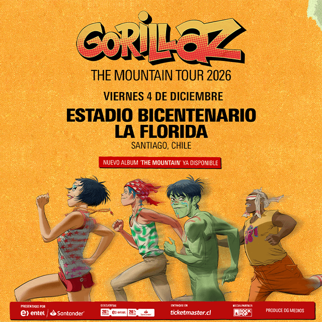 GORILLAZ - The Mountain Tour 2026 - 4 de Diciembre 2026