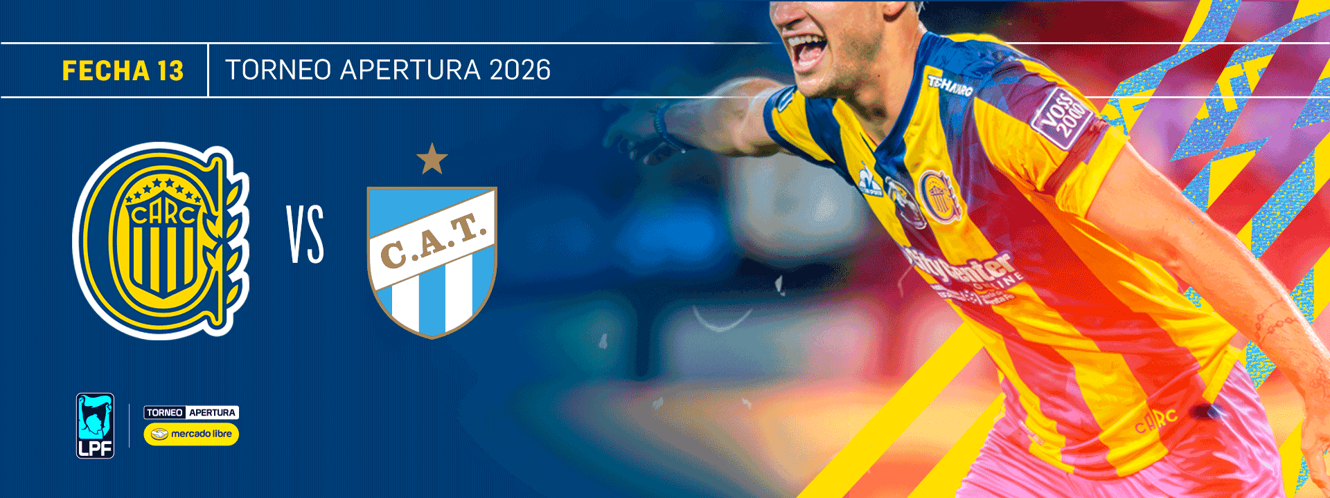Rosario Central vs. Atlético Tucumán - Torneo Mercado Libre Apertura 2026 - FECHA 13