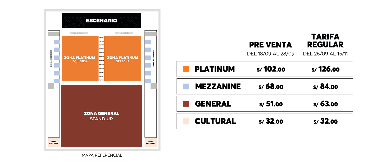 TABLA DE PRECIOS - image