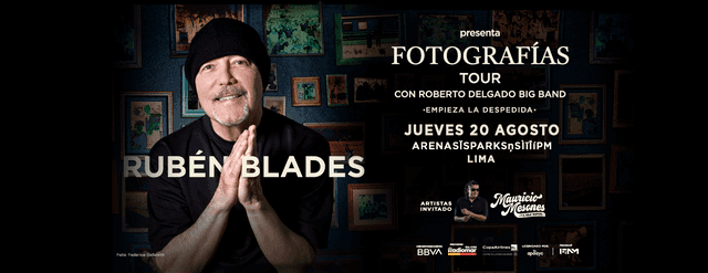 Rubén Blades Fotografías Tour