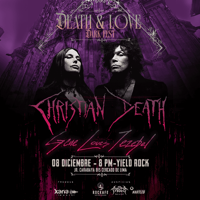 Death & Love Fest - Gene Loves Jezabel + Christian Death en Yield Rock