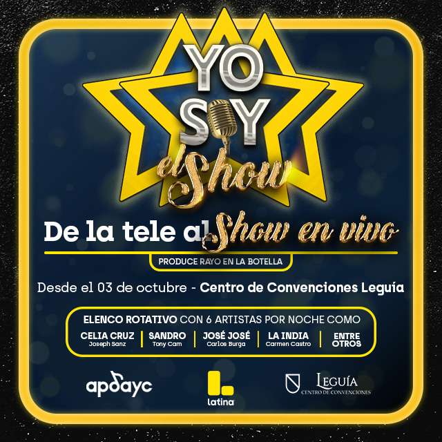Yo Soy en Concierto - Del 3 de Octubre al 31 de Octubre