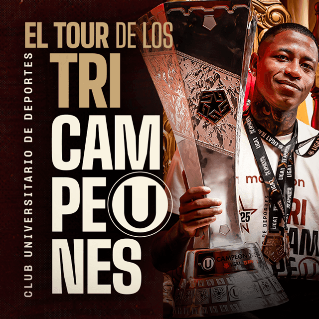 Tour Monumental: Tricampeonato - Del 13 al 28 de Diciembre del 2025
