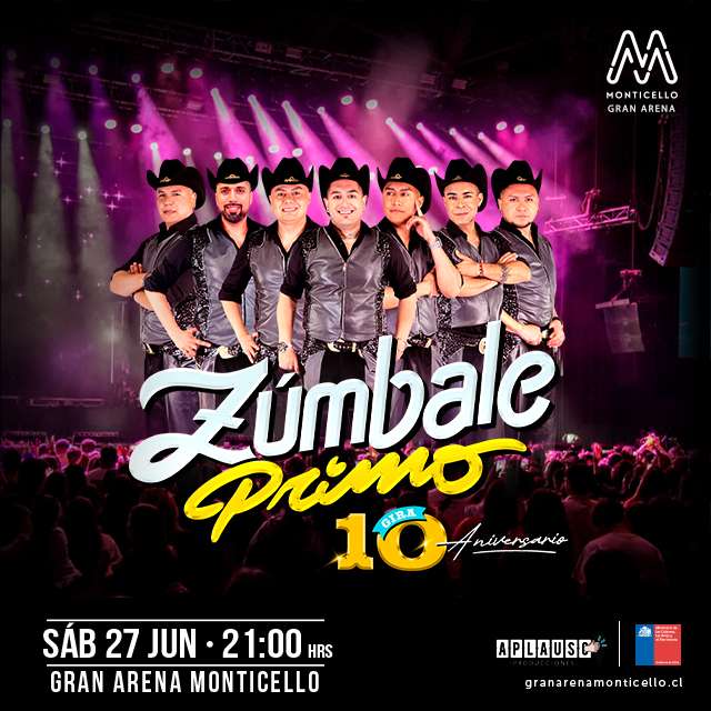 Zumbale Primo 10° Aniversario en Gran Arena Monticello