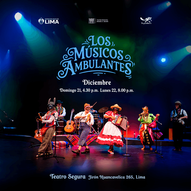 Los Músicos Ambulantes - Grupo Cultural Yuyachkani - El 21 y 22 de Diciembre - Desde las 4:30pm